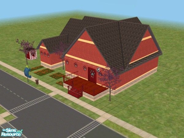 Sims 2 — Joy pet shop by hacc2258 — This lot can be used as a community lot or a business, lot has what you need to run