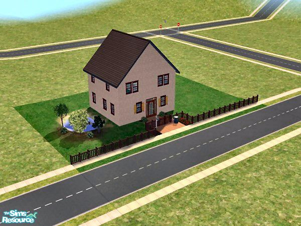 Sims 2 — Beginning Steps by cadiva — This ia a three bedroom family home that has been lovingly decorated but the budget