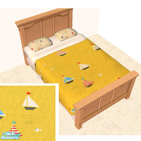 Sims 2 — Kid's Bedding Collection - Sailing Away by agaliha5 — 