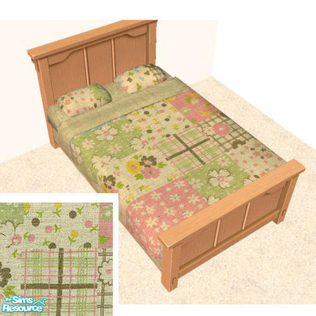 Sims 2 — Kid's Bedding Collection - Pastel Quilt by agaliha5 — 