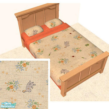 Sims 2 — Kid's Bedding Collection - Bunnies by agaliha5 — 
