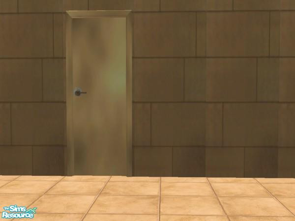 Sims 2 — Pharaoh's Restaurant - Build - Door by luvs10s — Gold recolour of Maxis 'Justa Door'