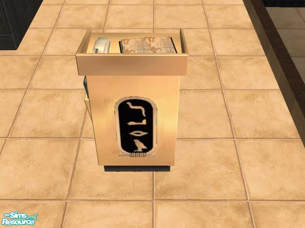 Sims 2 — Pharaoh's Restaurant - Dining - Podium by luvs10s — Golden Podium to great guests to Pharaoh's Restaurant.