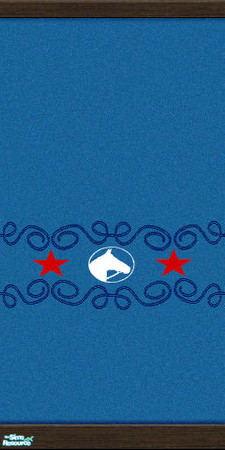 Sims 2 — Cowpoke Furniture for Boys!  - Wall #1 by Shannanigan — Part of the Cowboys Furniture Set