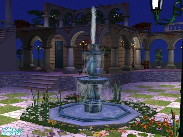 Sims 2 — Ruined Forum by schweighsr — The ruins of this ancient forum have recently been restored as an open-air market.