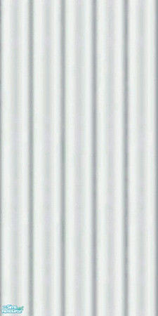 Sims 2 — Basic Trailer Siding White - Vertical by AmberDiceless — Plain, simple white trailer siding in a vertical