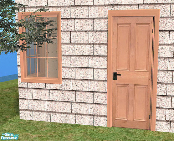 Sims 2 — jsf Panel Doors - Recolor 2 by Bitzybus — ***IMPORTANT: This is a recolor, you must have the door mesh