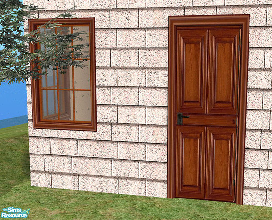 Sims 2 — jsf Panel Doors - Recolor 1 by Bitzybus — ***IMPORTANT: This is a recolor, you must have the door mesh