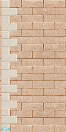 Sims 2 — JJs salmon second floor stone left by thesorceress — Made by request, by The Sorceress. Also for Mac players.