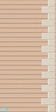 Sims 2 — JJs salmon second floor siding right by thesorceress — Made by request, by The Sorceress. Also for Mac players.