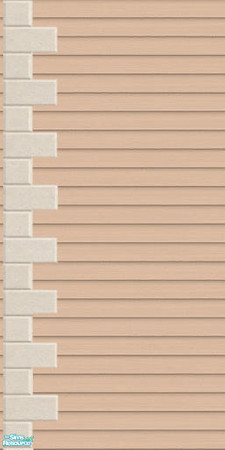 Sims 2 — JJs salmon second floor siding left by thesorceress — Made by request, by The Sorceress. Also for Mac players.