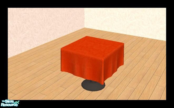 Sims 2 — MDP Burnt Good Taste Table Cloth by MelandStv — There are 10 colourful table cloths in this set. Colours the