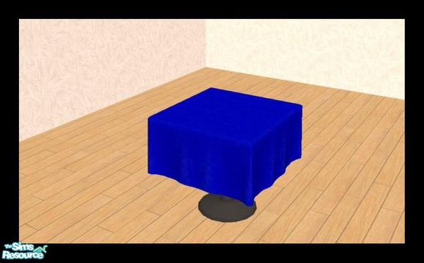 Sims 2 — MDP Blue Good Taste Table Cloth by MelandStv — There are 10 colourful table cloths in this set. Colours the