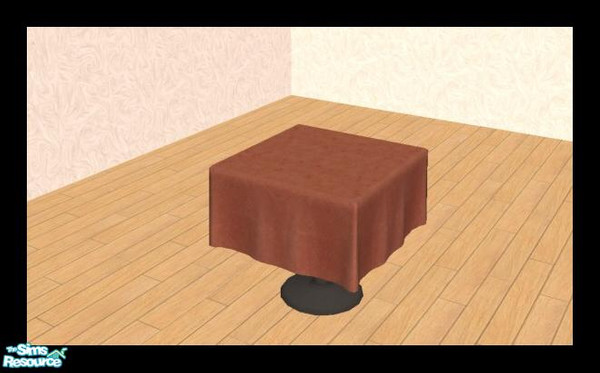 Sims 2 — MDP Chocolate Good Taste Table Cloth by MelandStv — There are 10 colourful table cloths in this set. Colours the