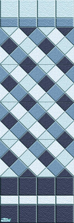 Sims 2 — Tiles - Individual Item by Lorah — Tile walls and floors in grey, blue, green and lavender.