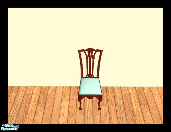 Sims 2 — MDP Pastel Teal Bon Appetit Chair by MelandStv — There are 6 colourful upholsteries in this set. Part of my