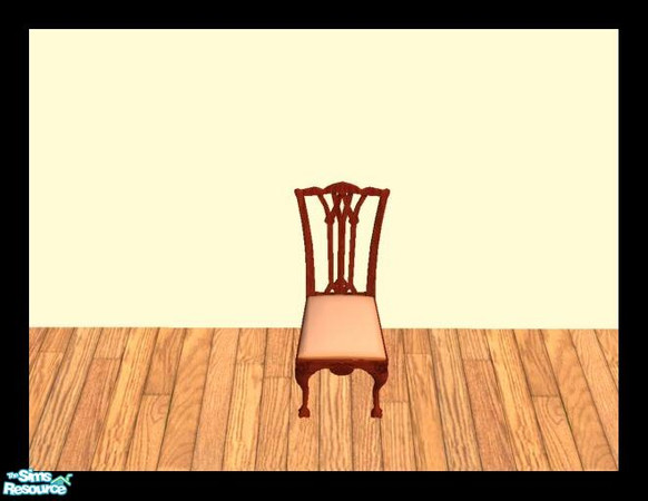 Sims 2 — MDP Pastel Orange Bon Appetit Chair by MelandStv — There are 6 colourful upholsteries in this set. Part of my
