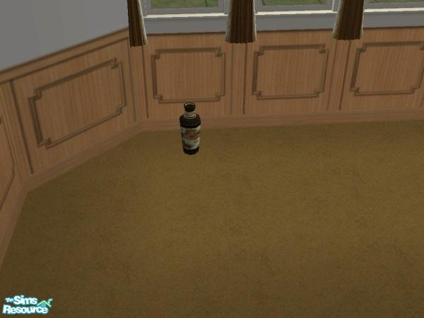 Sims 2 — Dark Orange Maxis Dynasty Vase Recolour by abbieken888 — A dark orange recolour of Maxis' 12th Century Song