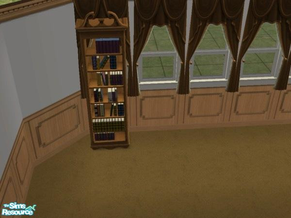 Sims 2 — Dark Orange Maxis Curtain Recolour by abbieken888 — A dark orange recolour of Maxis' Sill Length Tie Back