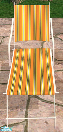 Sims 2 — Patio Chaise Lounge by dancingaphrodite — Great poolside or on the patio!