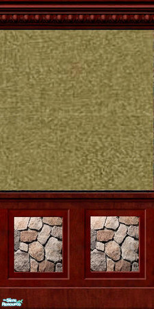 Sims 2 — Hampton Wall 2 by jembaby04 — Charm takes on a new form in the Englewood Stone kitchen. With deep earthen colors