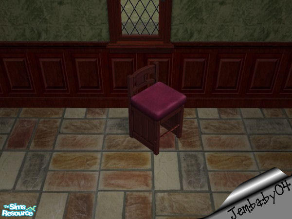 Sims 2 — Hampton Barstool by jembaby04 — Charm takes on a new form in the Englewood Stone kitchen. With deep earthen