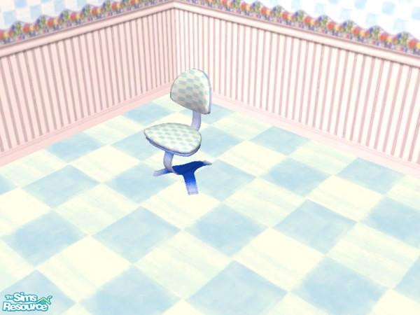 Sims 2 — Child's Monster Set - Desk Chr Seat by pegasussims — A cute desk chair that is part of the monster set. This