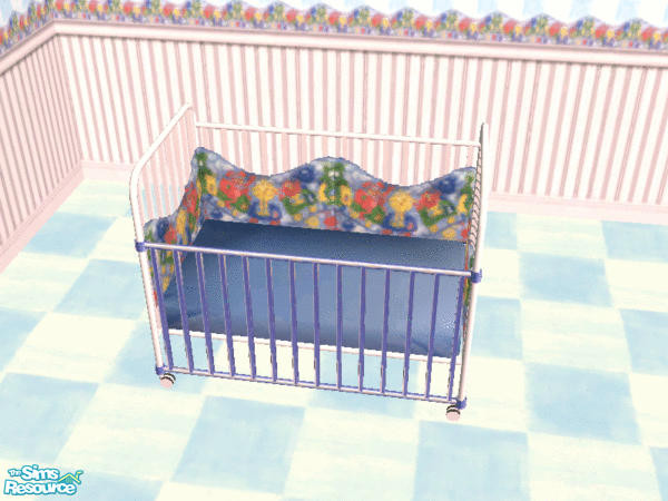 Sims 2 — Child's Monster Set - Crib by pegasussims — A cute crib that is part of the monster set