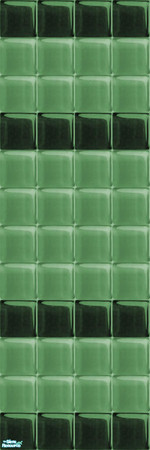 Sims 2 — Glass Walls_Jade - Individual Item by maylynn55 — maylynn55 **TSRAA**