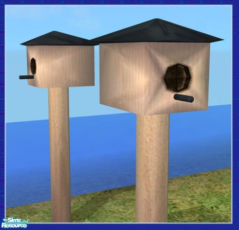 Sims 2 — Fantasy Garden - Birdhouse by NewSimSimGirl — A great addition to any garden, a brihouse. You may clone, recolor