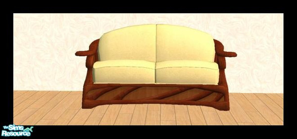 Sims 2 — MDP Pastel Yellow Baroccoco Sofas by MelandStv — There are 6 colourful upholsteries in this set. Colours both