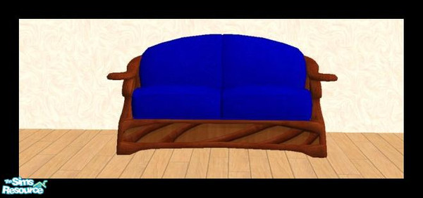 Sims 2 — MDP Blue  Baroccoco Sofas by MelandStv — There are 10 colourful upholsteries in this set. Colours both the sofa