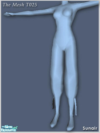 Sims 2 — Sunair Fashion T025 by Sunair — The MESH file of Sunair Fashion T025.