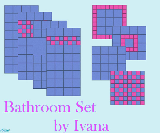 Sims 2 — Bathroom Set by Ivancica — by Ivana