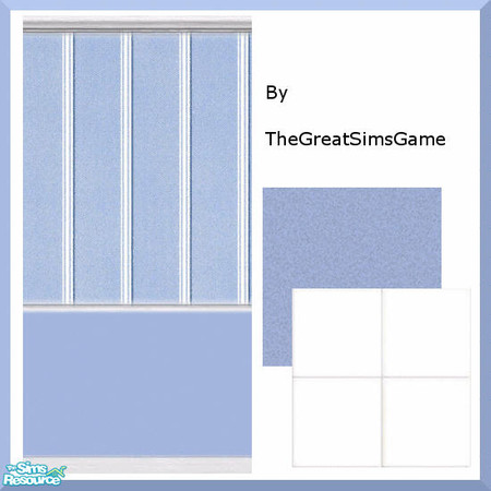 Sims 2 — Wallpaper with Carpet & Floor Tile by BarbAnn — 