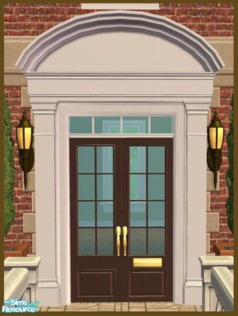 Sims 2 — French Bonnet Pediment Recolor - Brown by phoenix_phaerie — A brown recolor of the Pedimentary, My Dear! French