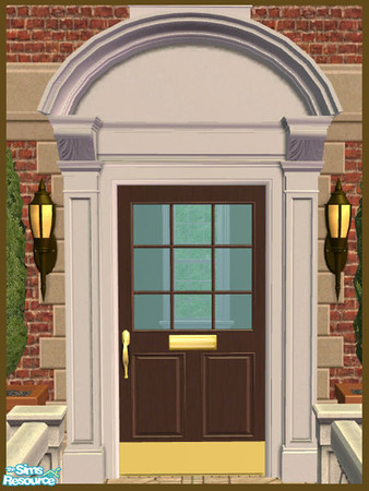 Sims 2 — Bonnet Pediment Recolor - Brown by phoenix_phaerie — A brown recolor of the Pedimentary, My Dear! Bonnet