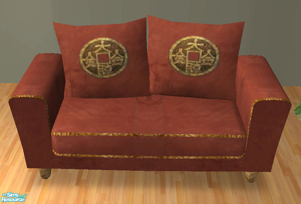 Sims 2 — TC 61 Arizona loveseat by H3wwy — Recolour of Holy Simoly\'s Arizona mesh. Textures provided by Katcat.All deco