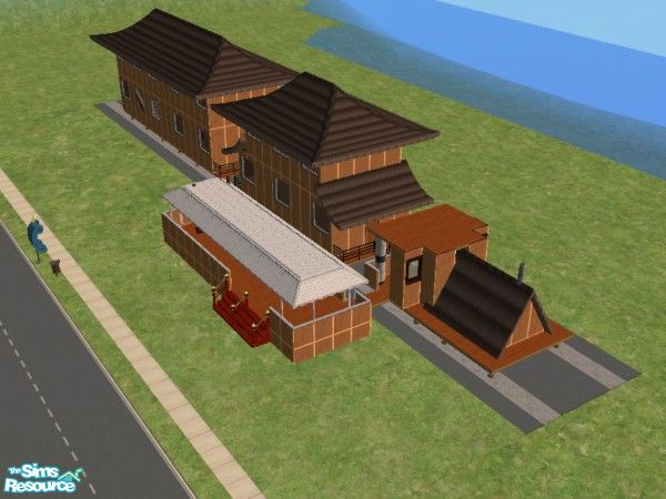 Sims 2 — vacation train by sim_king76 — This is a broken down old train but we got rid of the old weak wheels and