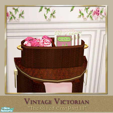 Sims 2 — Vintage Victorian Recol - Potpourri Dark by Cashcraft — Part III of my Vintage Victorian Bath series, set