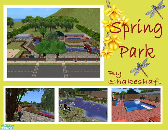 Sims 2 — Spring Park by Shakeshaft — Fancy a day out in the with the family, then Spring Park is the ideal destination,
