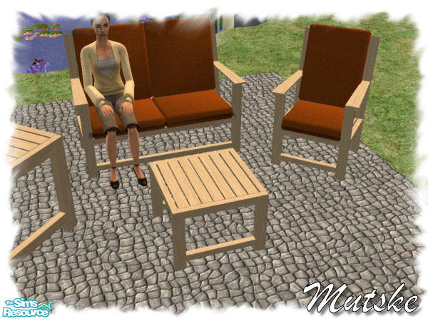 Sims 2 — Barcelona Coffeetable1x1 Maple by Mutske — Barcelona Coffeetable 1x1