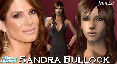 Sims 2 — Sandra Bullock by jennj28 — The brillant and beautiful actress Sandra Bullock. Star of such blockbusters as Miss