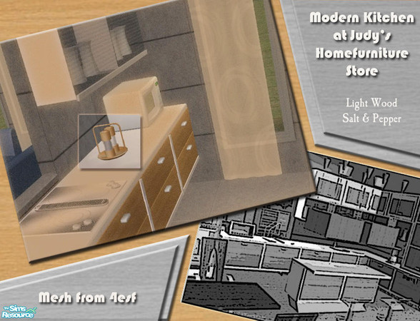 Sims 2 — Judy_Modern Kitchen Sale&Peppe by judyhugsnoopy — Recolor of "4esf Modern Kitchen7". Hope you like