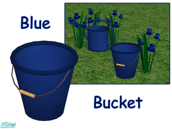 Sims 2 — BlueBucket by solfal — I have uppdated the meshfile. You need to redownload it if you already have it to get