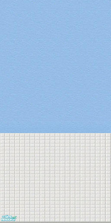 Sims 2 — Blue Tile Wall by DOT — Blue Tile Wall. Sims 2 by DOT of The Sims Resource.