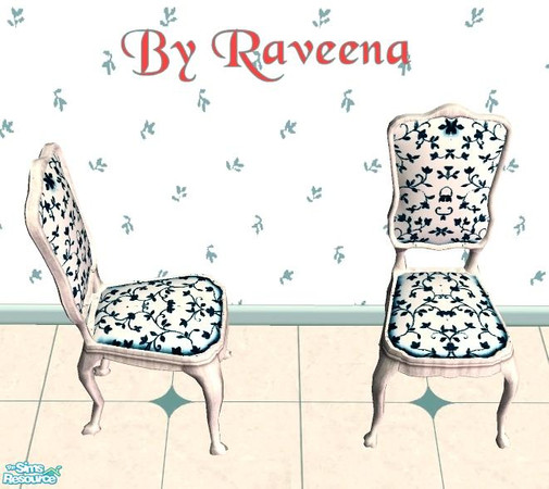 Sims 2 — Blue Ivy Dining Chair by Raveena — Part of the Blue Ivy Kitchen.