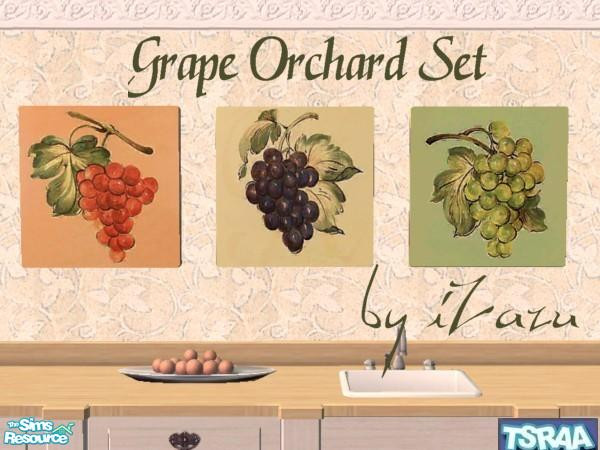 Sims 2 — Grape Orchard by iZazu — Set includes 3 Pictures for spring theme week! by iZazu.. TSRAA