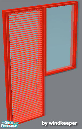 Sims 2 — HM blinds 1 by Windkeeper — <strong>- MASTER MESH -</strong> Will fit Helios Maxis windows by me and also
