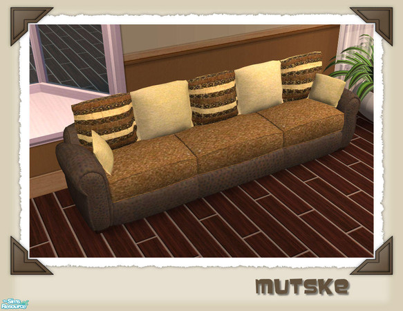 Sims 2 — New York Living - Sofa by Mutske — New York Living. Including 4 new meshes. The tables are recolors from the